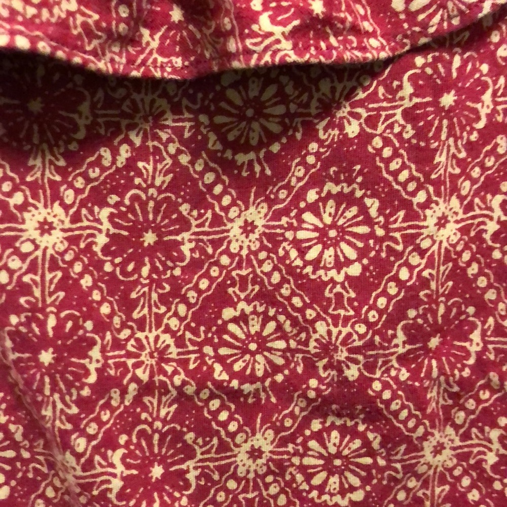Chaps Short Sleeve Ruffle Top - Picture 3 of 3
